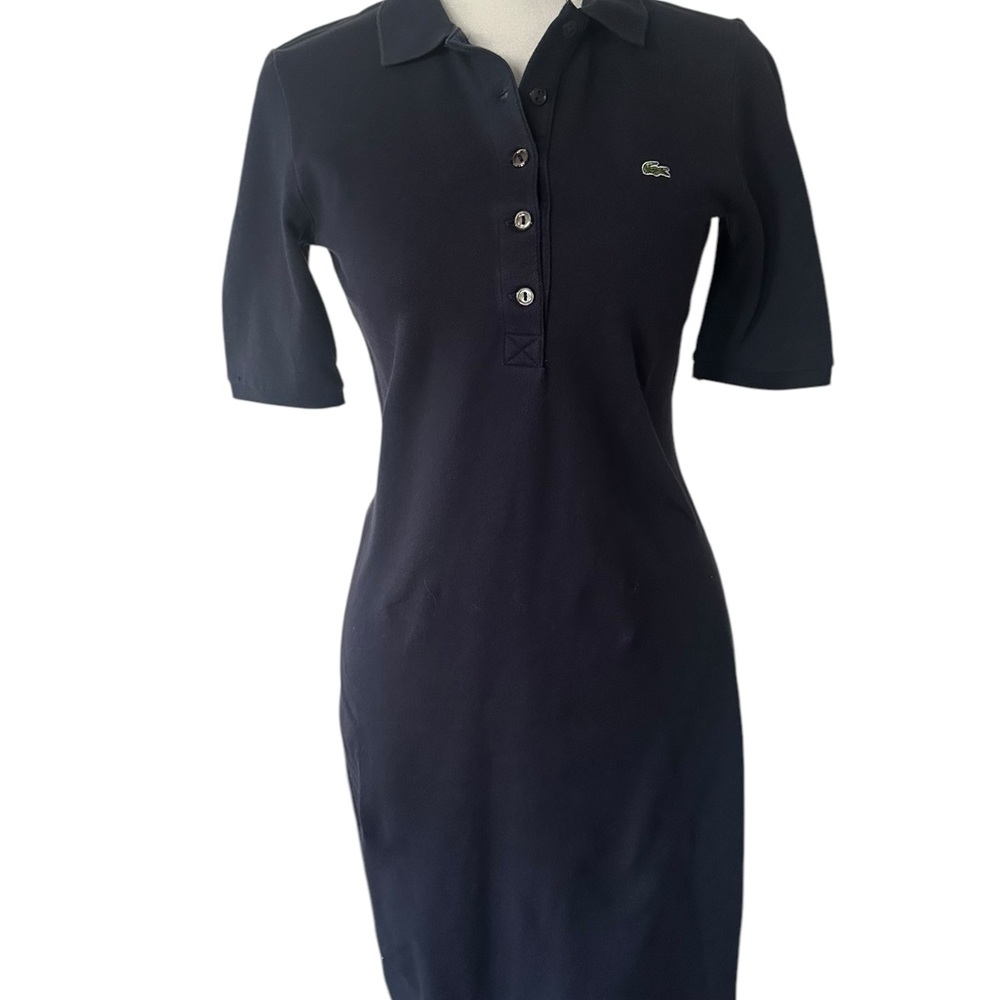 Lacoste Blue Polo Sheath Dress Casual